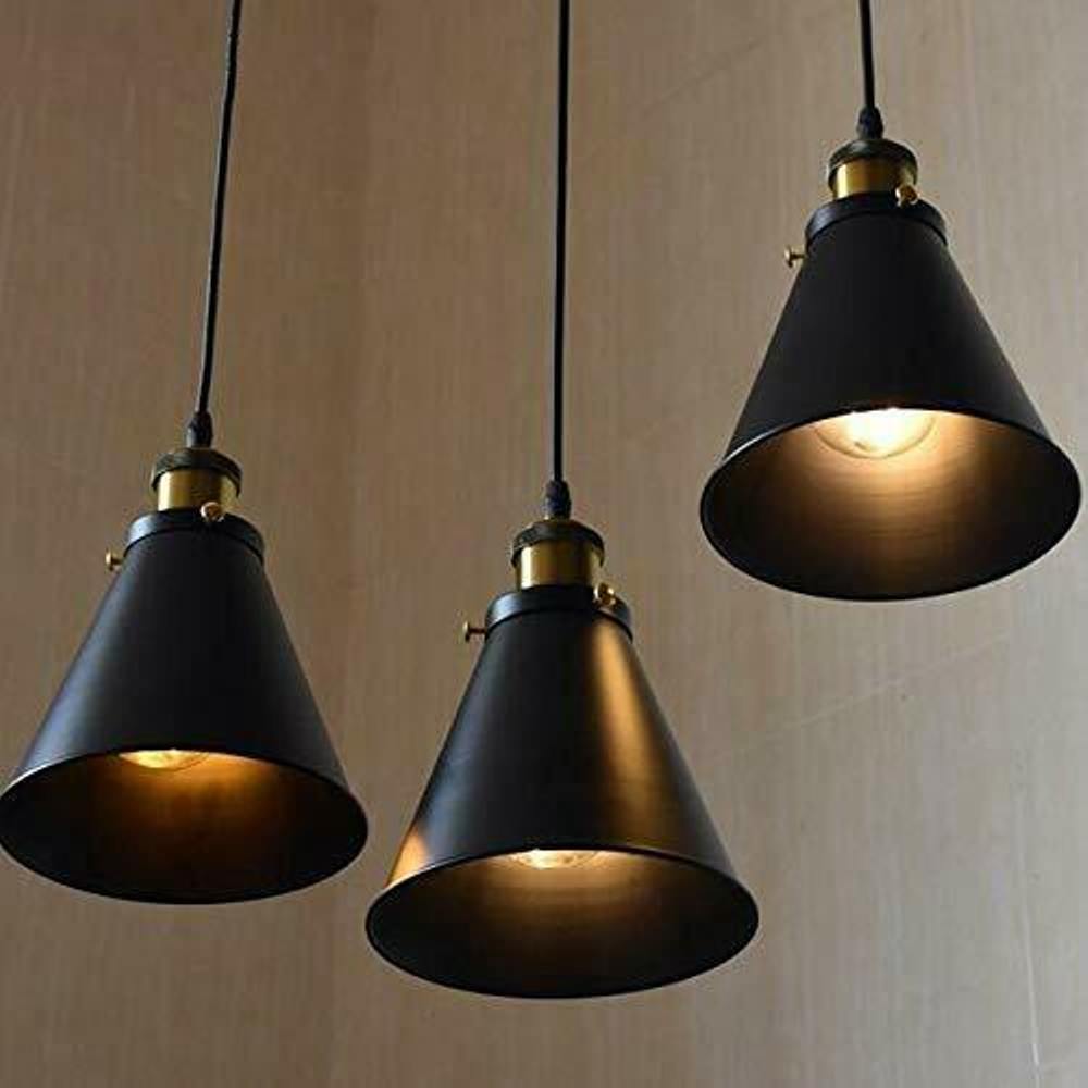 Vintage Retro Black Pendant Light