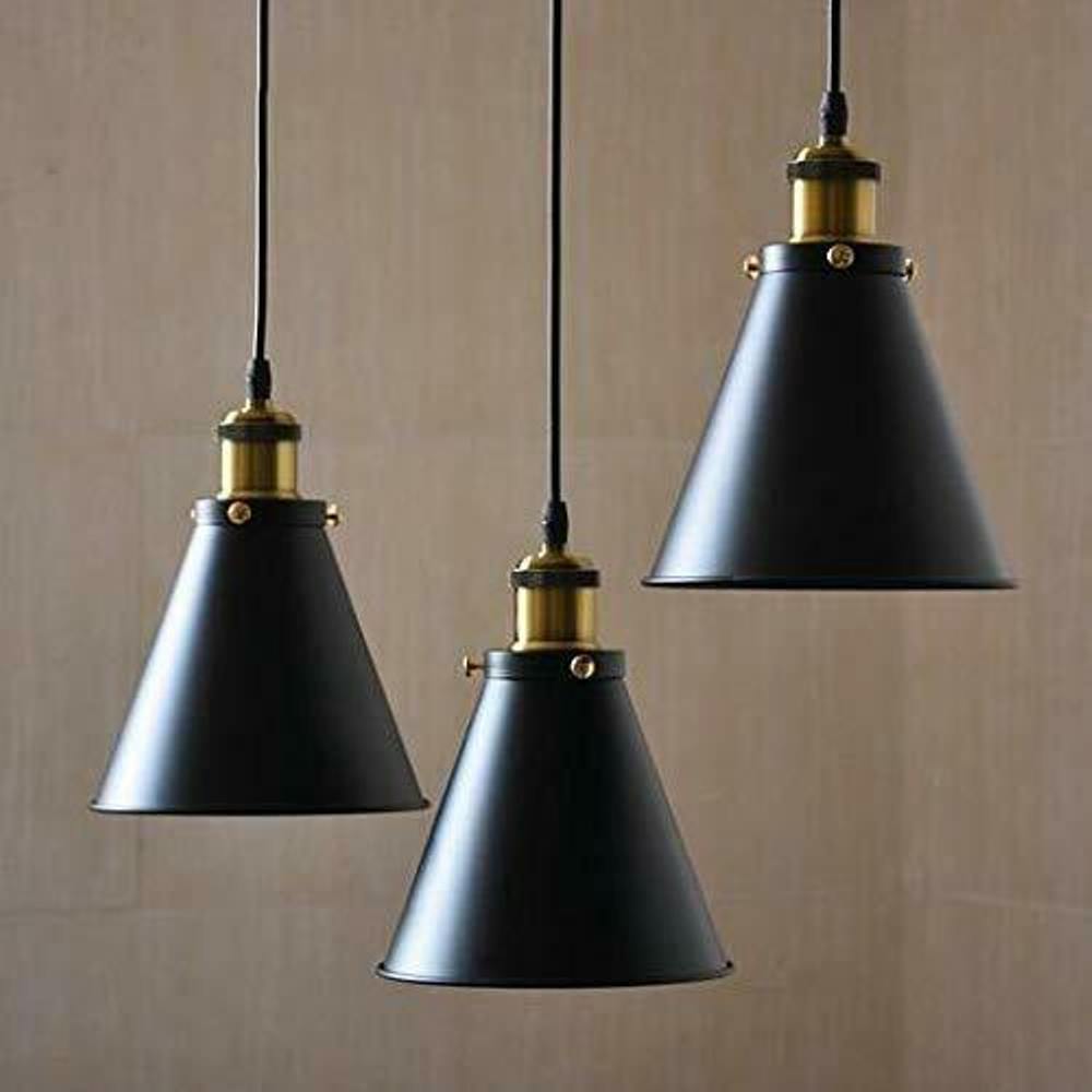 Vintage Retro Black Pendant Light