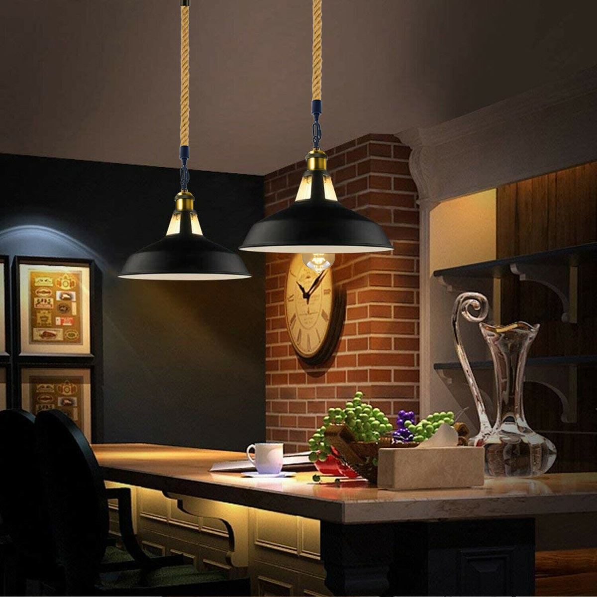 Modern Slotted Shape Metal Ceiling Pendant Light