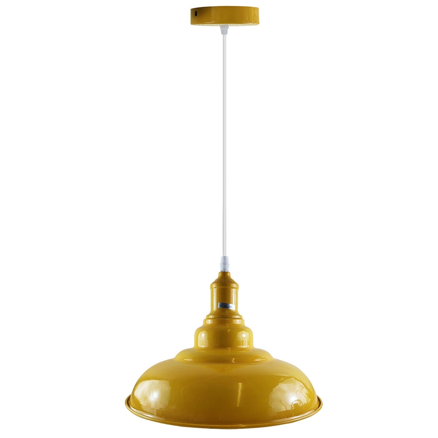 Modern Bar & Restaurant Lighting Yellow Pendant Light Shade