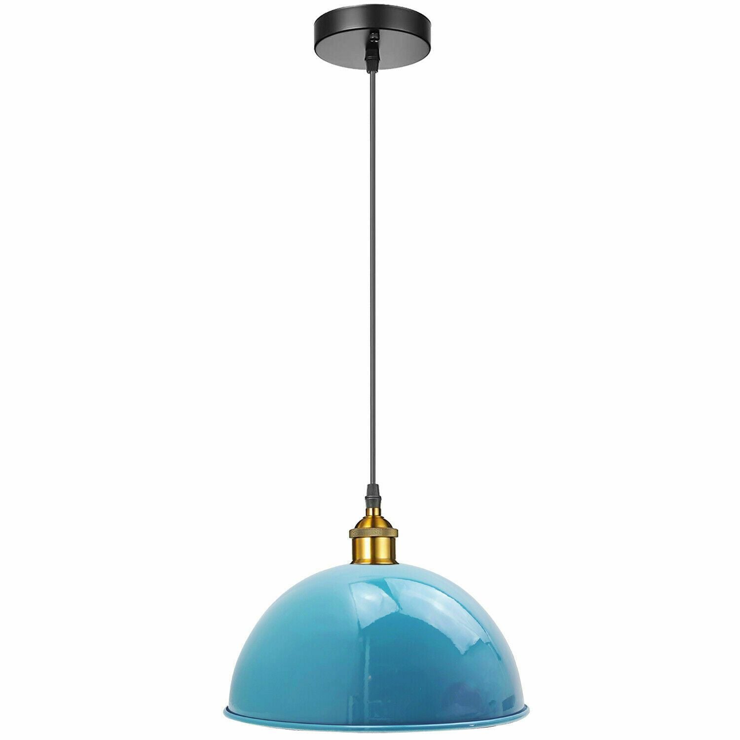 Light Blue Metal 40cm Ceiling Lamp Pendant Light