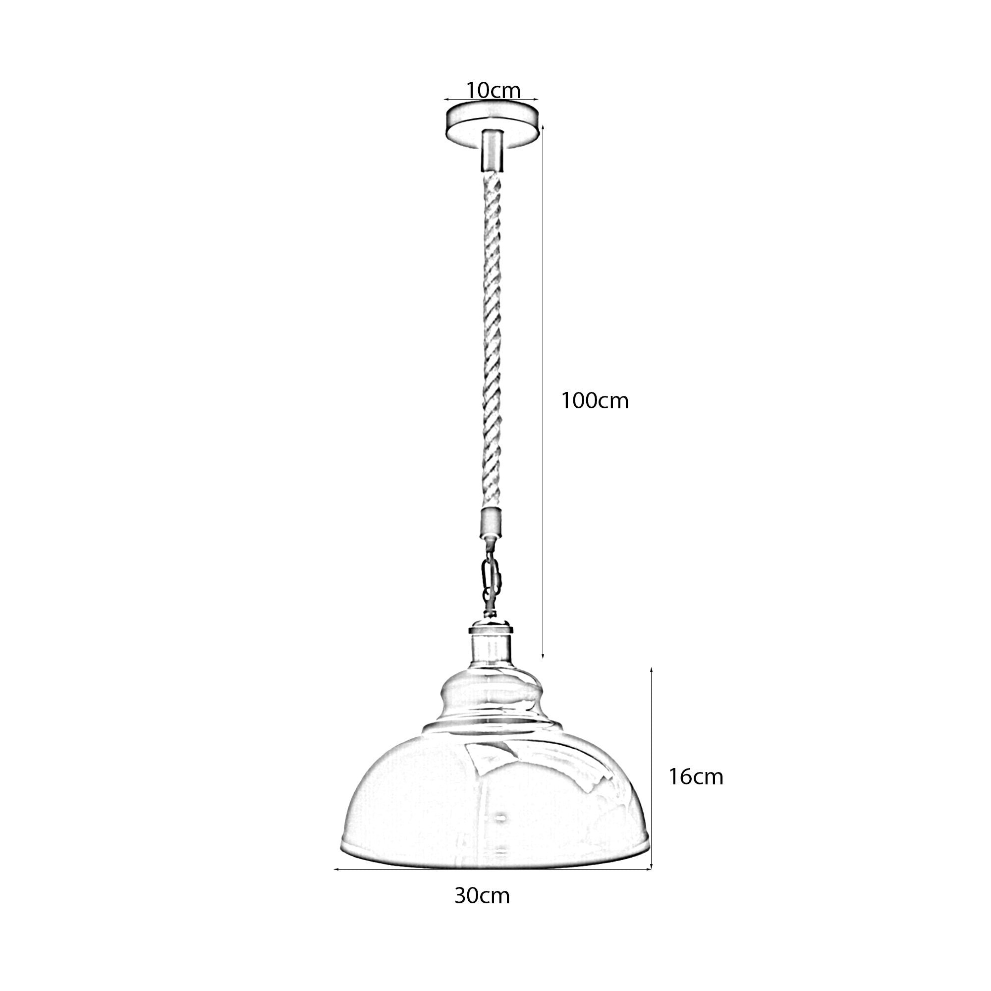 Grey Pendant Shade Modern Ceiling Light