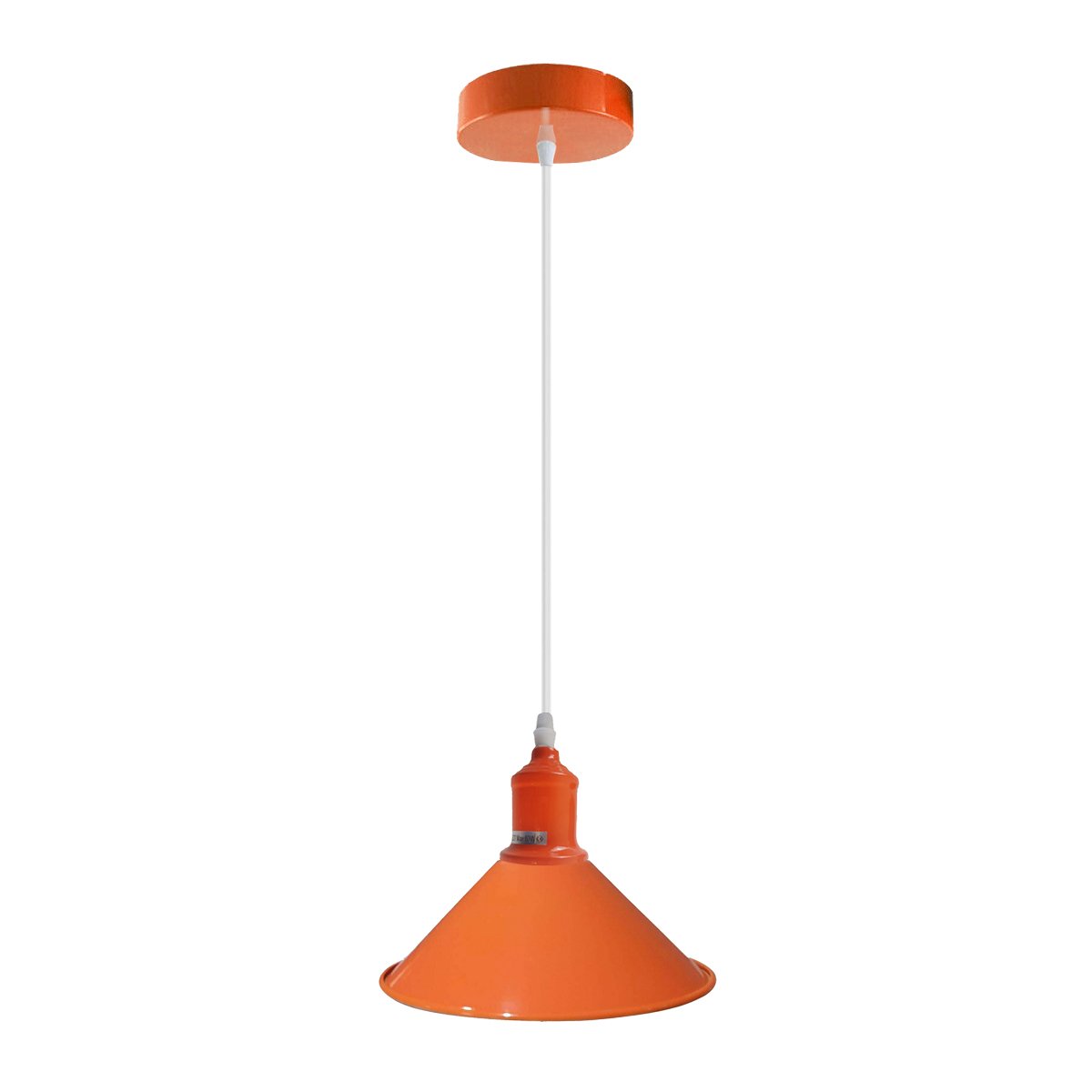 Vintage Orange Shade Ceiling Light