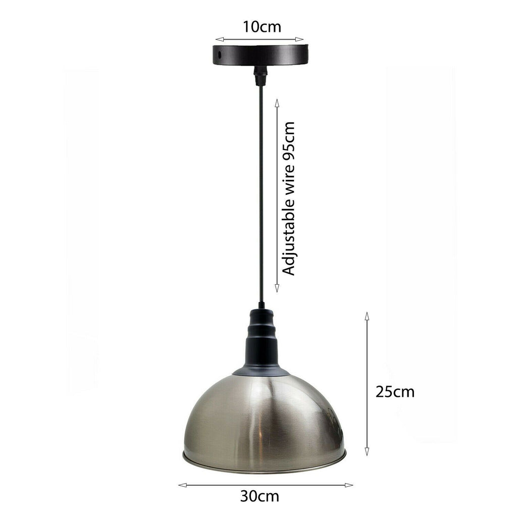 Modern Satin Nickel Ceiling Pendant Lighting