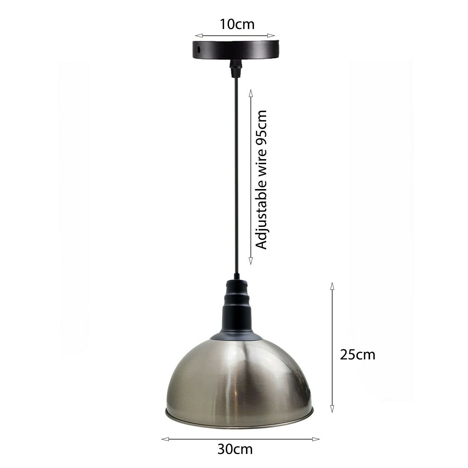 Modern Satin Nickel Ceiling Pendant Lighting