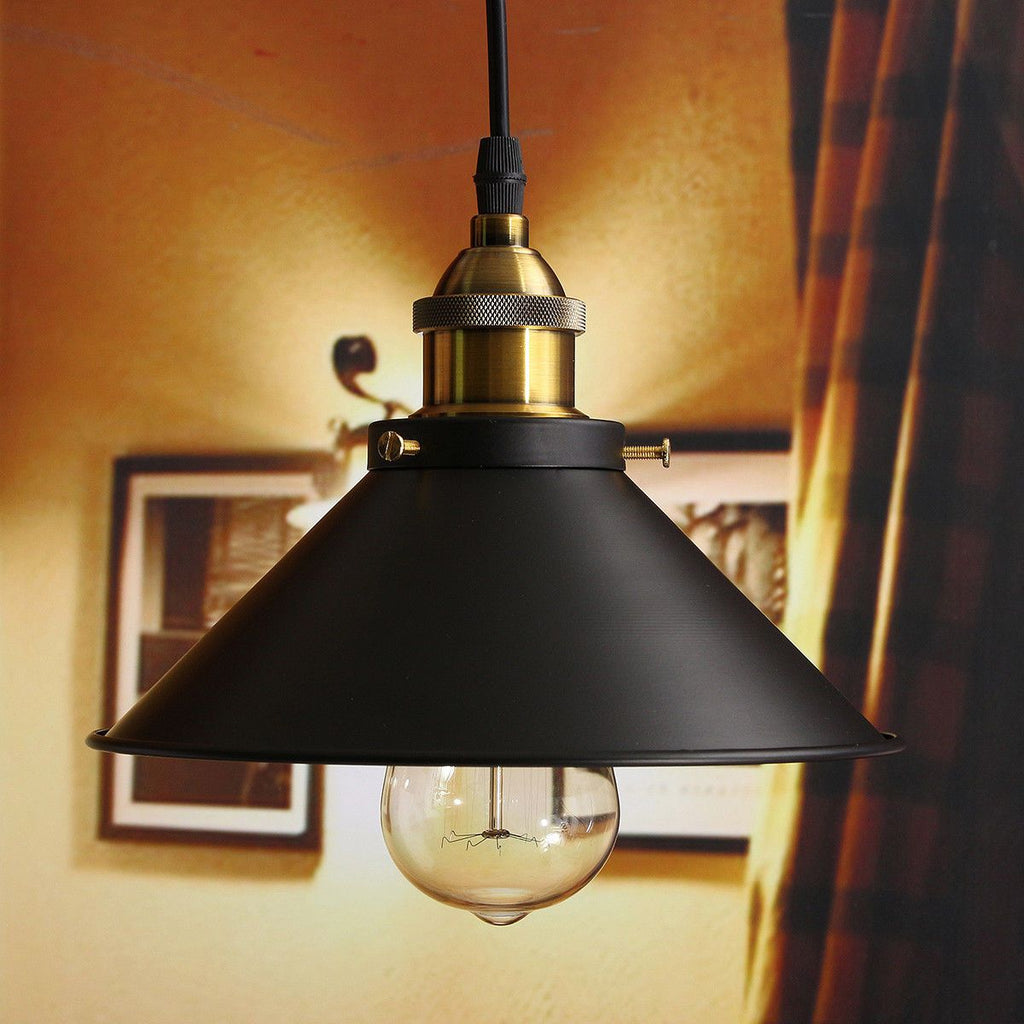 Modern Black & Gold Ceiling Light