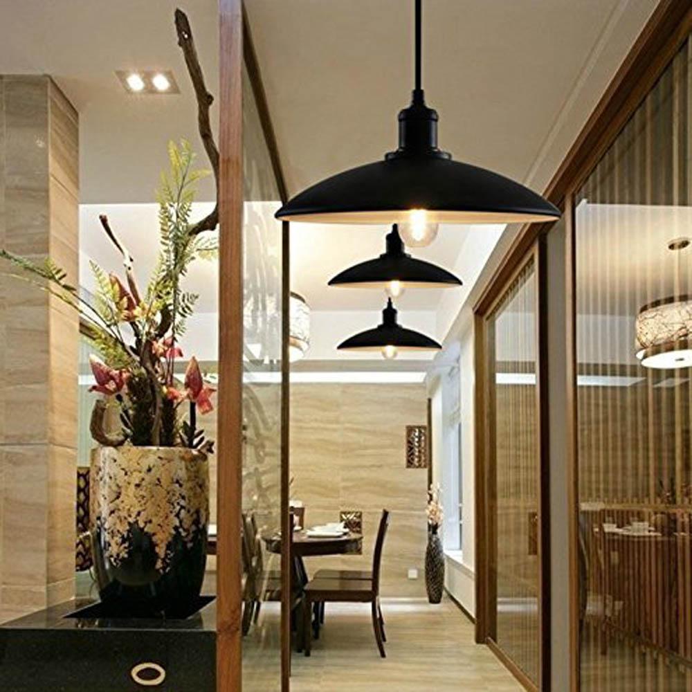 Modern Black & Gold Ceiling Light