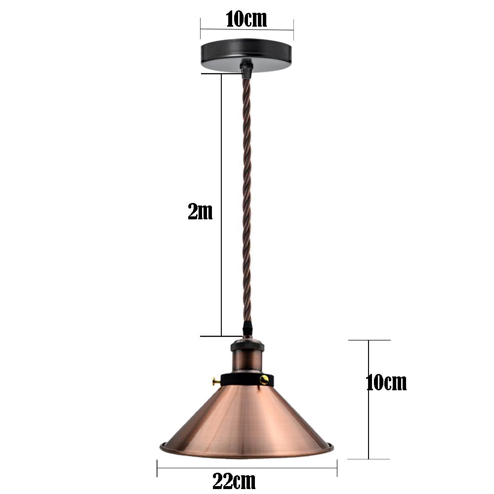 Cone Shade Ceiling Pendant Light Copper