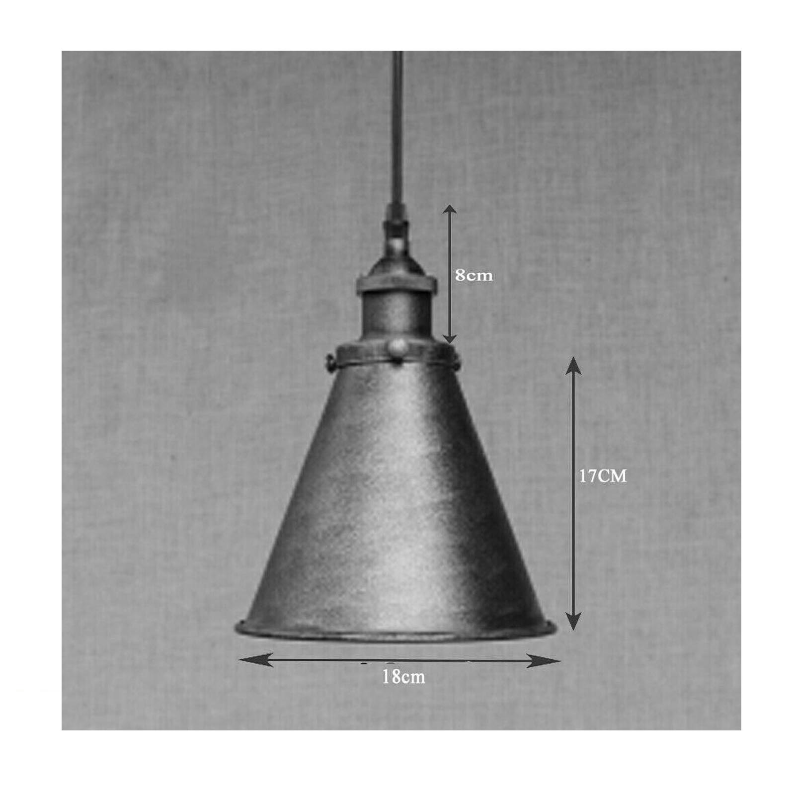 Vintage Retro Black Pendant Light