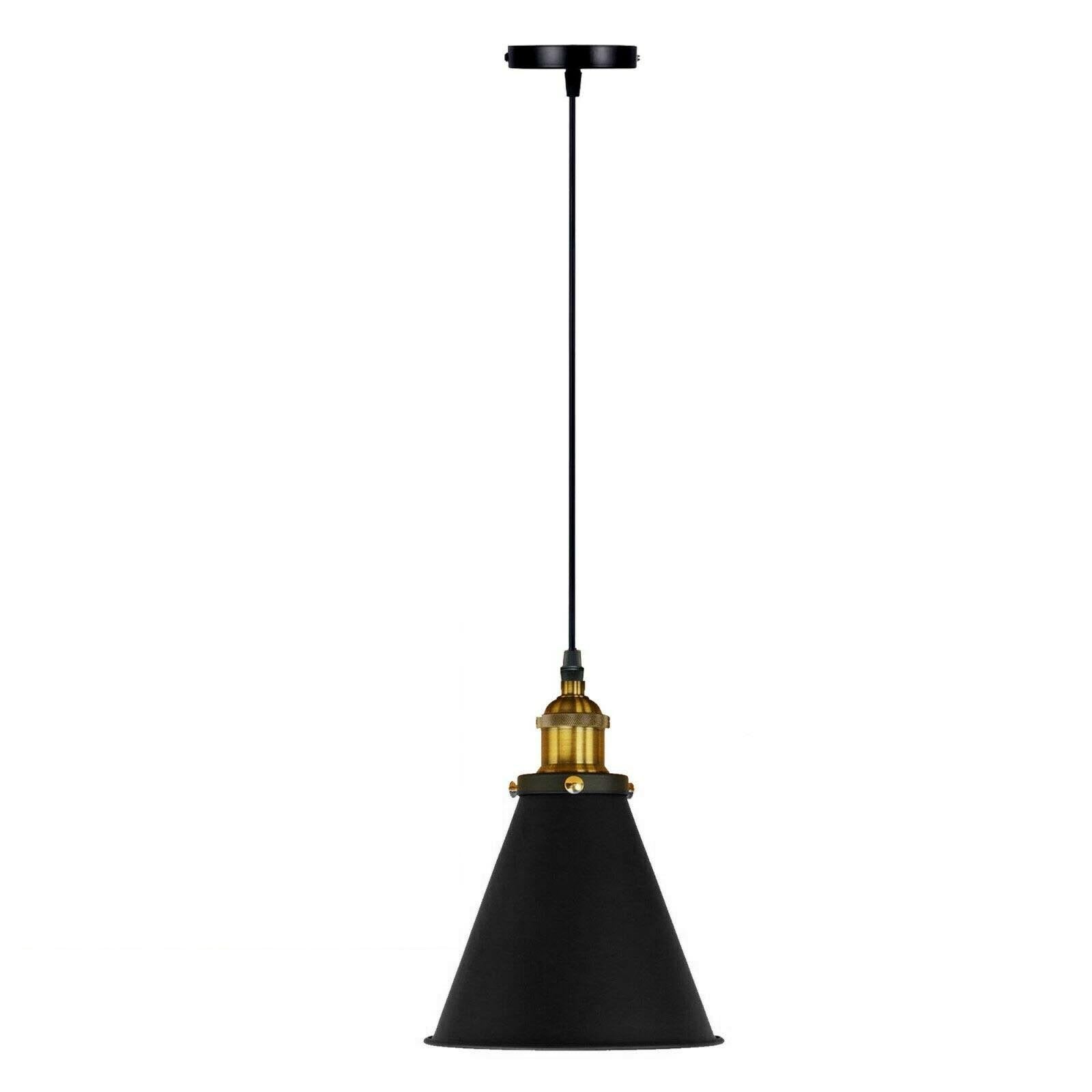 Vintage Retro Black Pendant Light